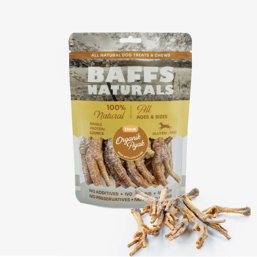 Baffs Naturals Organik Tavuk Ayak 100 g
