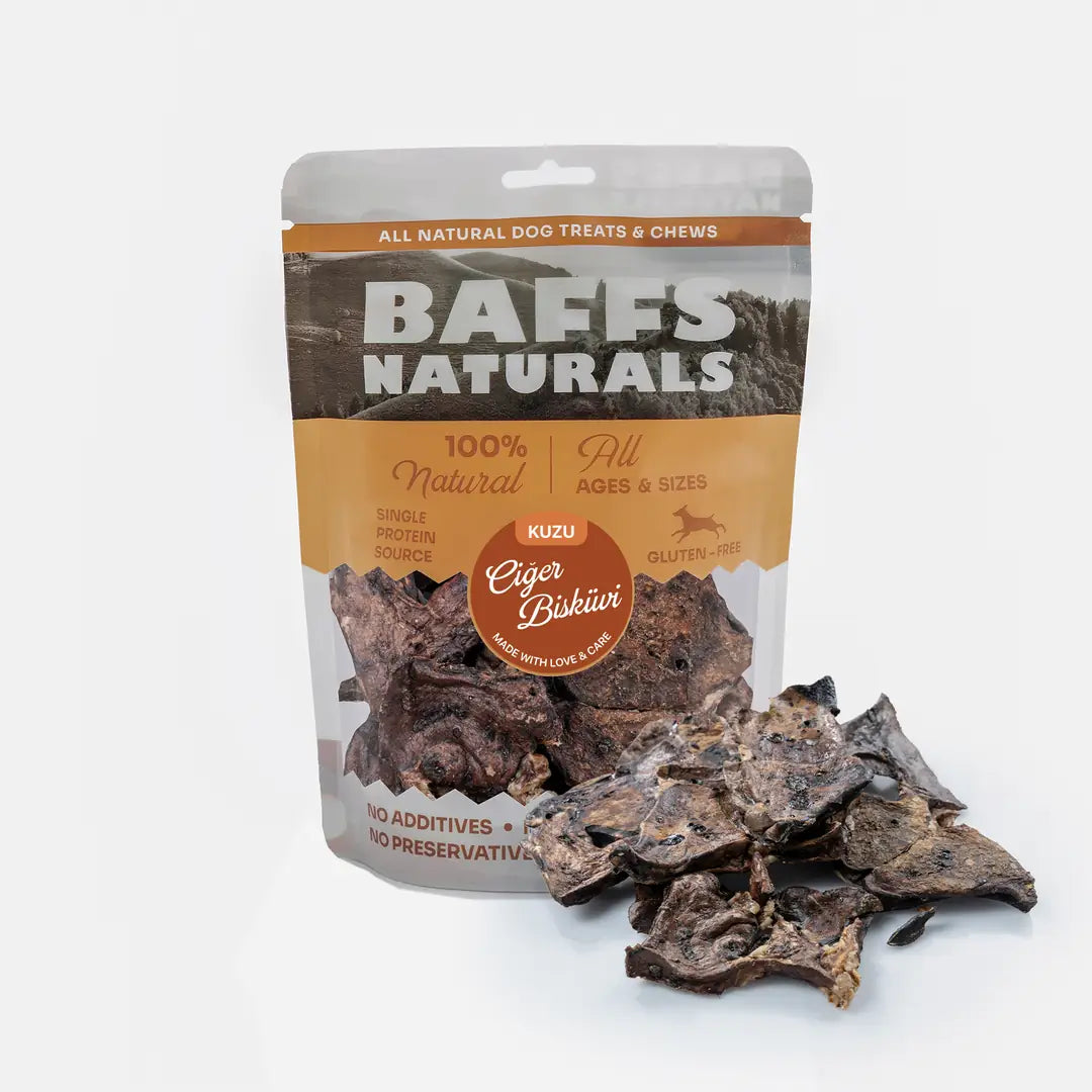 Baffs Naturals Kuzu Ciğer Bisküvi 100 g