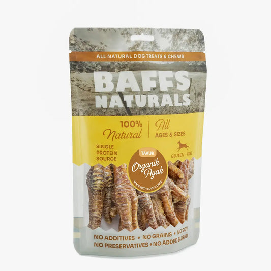 Baffs Naturals Organik Tavuk Boyun 100 g