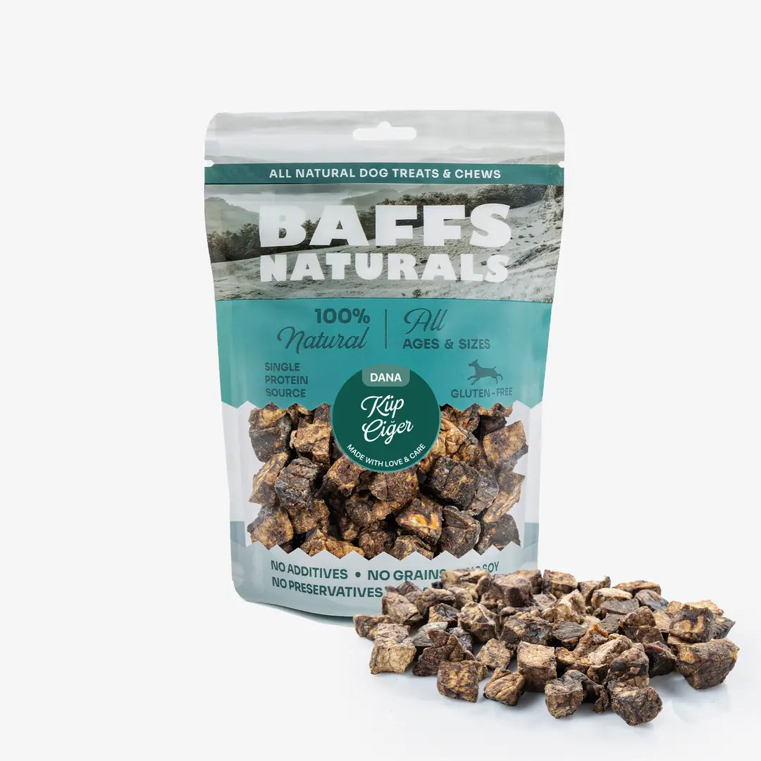 Dana Küp Ciğer %100 Doğal Köpek Ödül Maması – 100 g