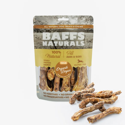 Baffs Naturals Organik Tavuk Boyun 100 g