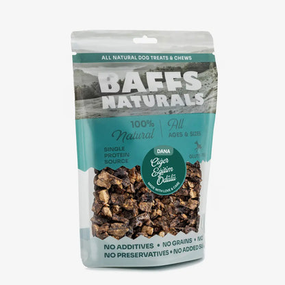 Dana Ciğer Eğitim Ödülü %100 Doğal Köpek Ödül Maması – 100 g