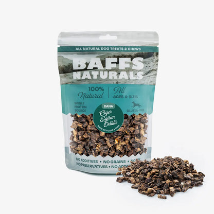 Dana Ciğer Eğitim Ödülü %100 Doğal Köpek Ödül Maması – 100 g