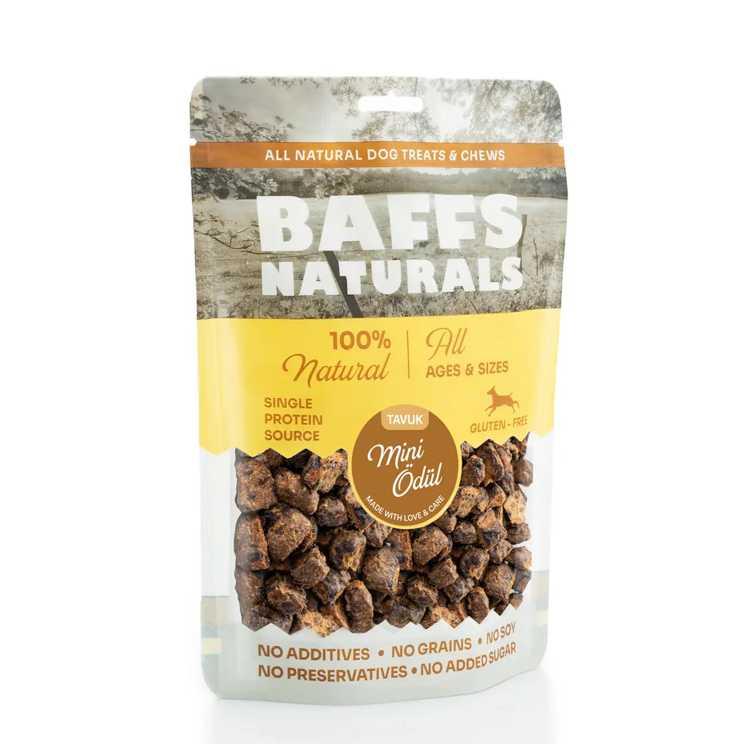 Tavuk Mini Ödül %100 Doğal Köpek Ödül Maması 100 gr