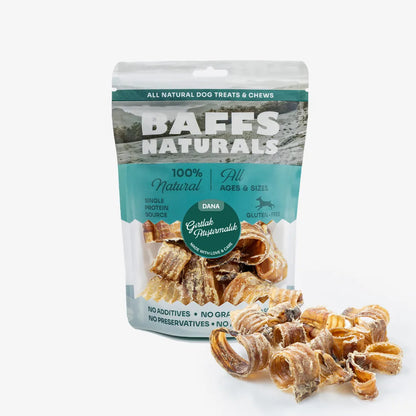 Dana Gırtlak Atıştırmalık %100 Doğal Köpek Ödül Maması – 100 g