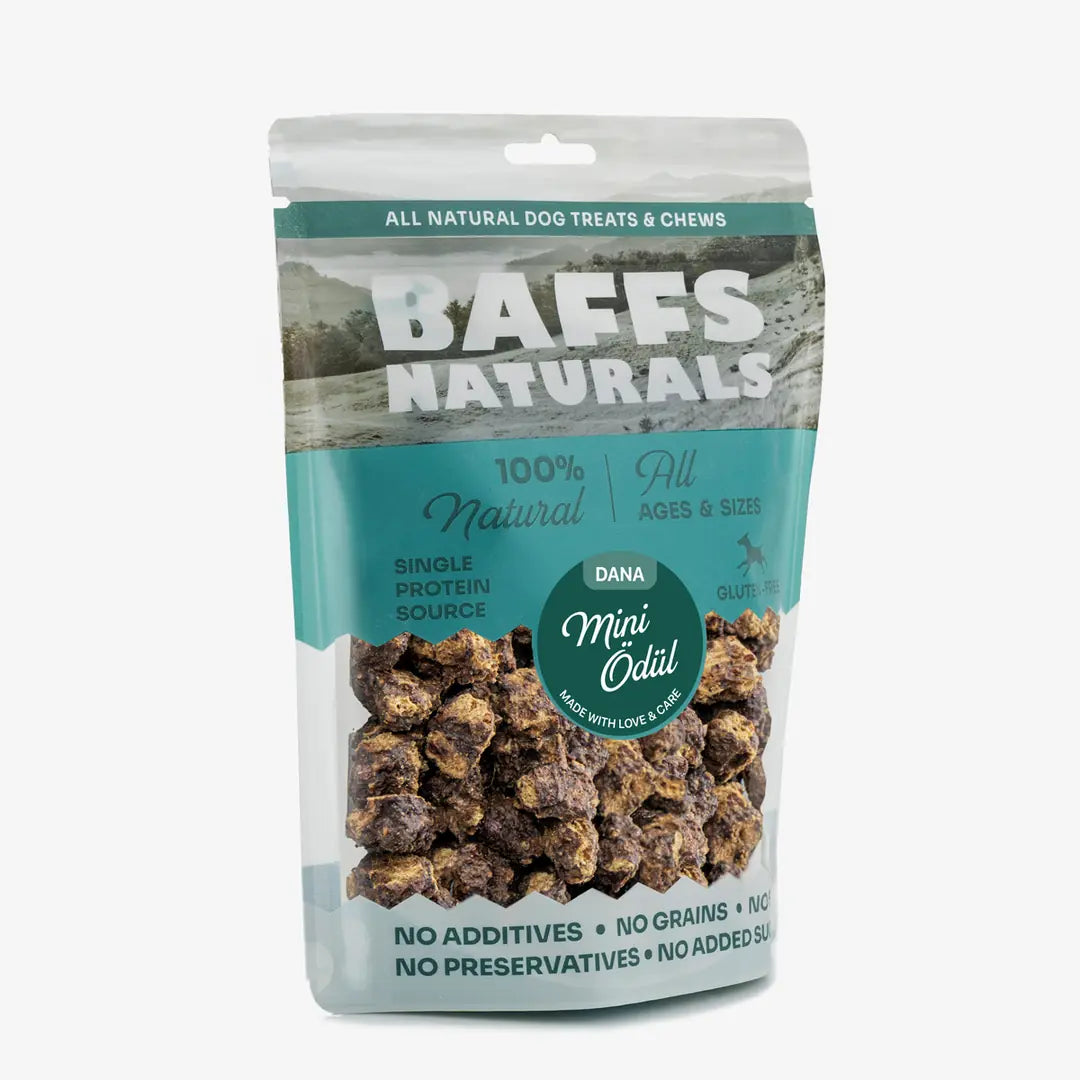 Dana Mini Ödül %100 Doğal Köpek Eğitim & Günlük Ödül Maması – 100 g