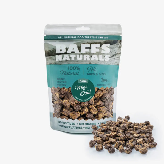 Dana Mini Ödül %100 Doğal Köpek Eğitim & Günlük Ödül Maması – 100 g