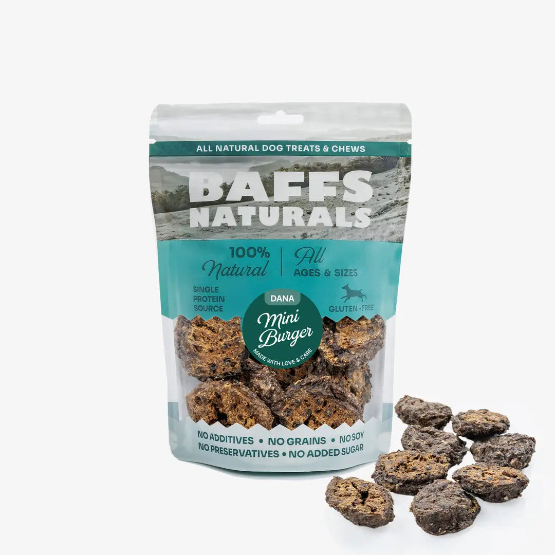 Dana Mini Burger %100 Doğal Köpek Ödül & Atıştırmalık – 100 g