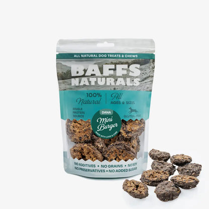 Dana Mini Burger %100 Doğal Köpek Ödül & Atıştırmalık – 100 g
