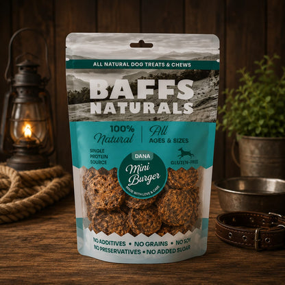 Dana Mini Burger %100 Doğal Köpek Ödül & Atıştırmalık – 100gr x 10 Adet 10+2 KAMPANYA