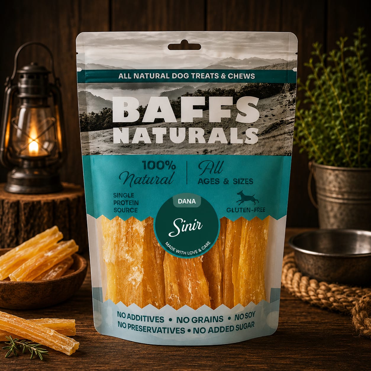 Dana Sinir %100 Doğal Köpek Çiğneme Ürünü – 100gr x 10 Adet 10+2 KAMPANYA