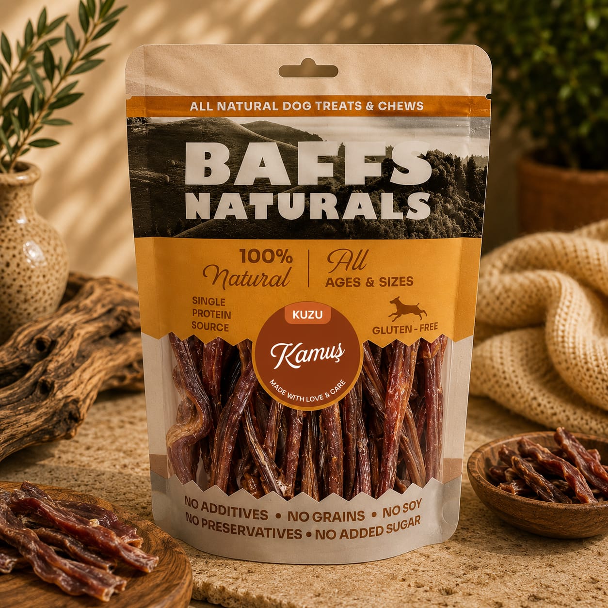 Baffs Naturals Kuzu Kamış 100gr x 10 Adet