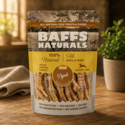 Baffs Naturals Organik Tavuk Ayak 100gr x 10 Adet 10+2 KAMPANYA