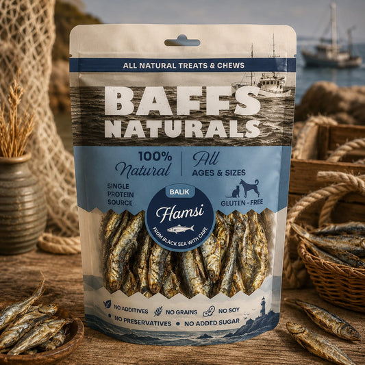 Baffs Naturals Balık – Kurutulmuş Hamsi 100gr x 10 Adet 10+2 KAMPANYA