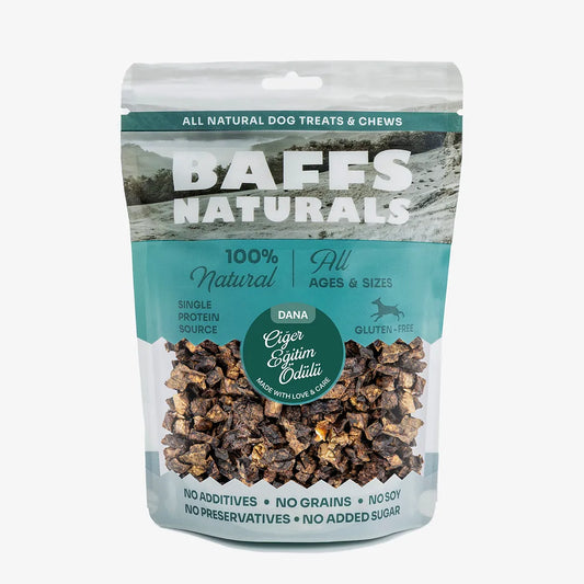 Dana Ciğer Eğitim Ödülü %100 Doğal Köpek Ödül Maması – 100 g