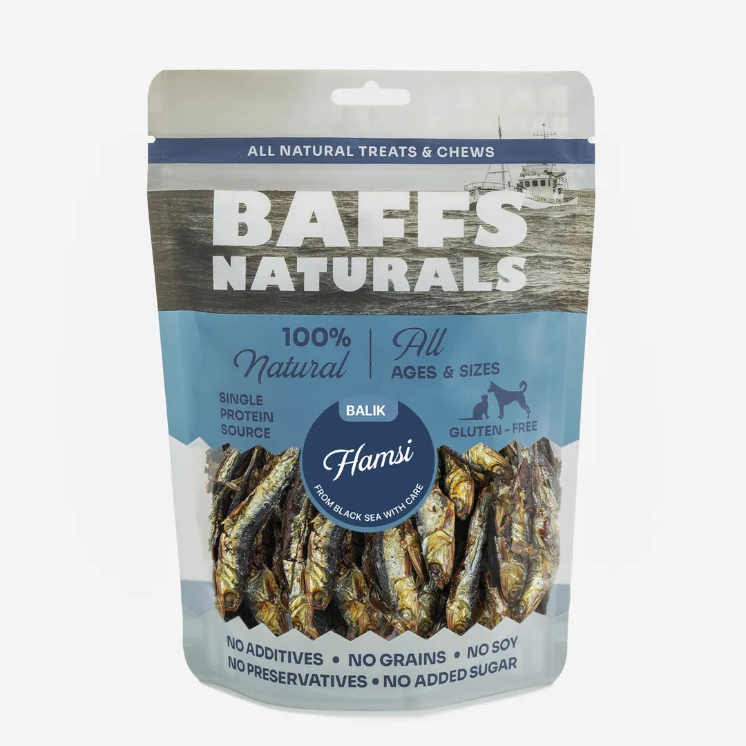 Baffs Naturals Balık – Kurutulmuş Hamsi 100 g